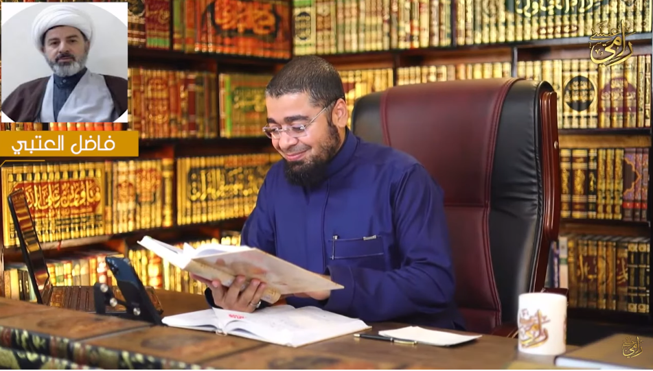 شاهد.. رامي عيسى يناظر فاضل العتبي: أدعوك للهداية