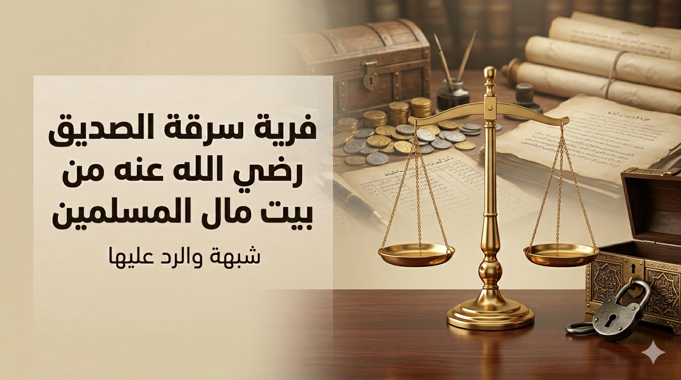 فرية سرقة الصديق رضي الله عنه من بيت مال المسلمين