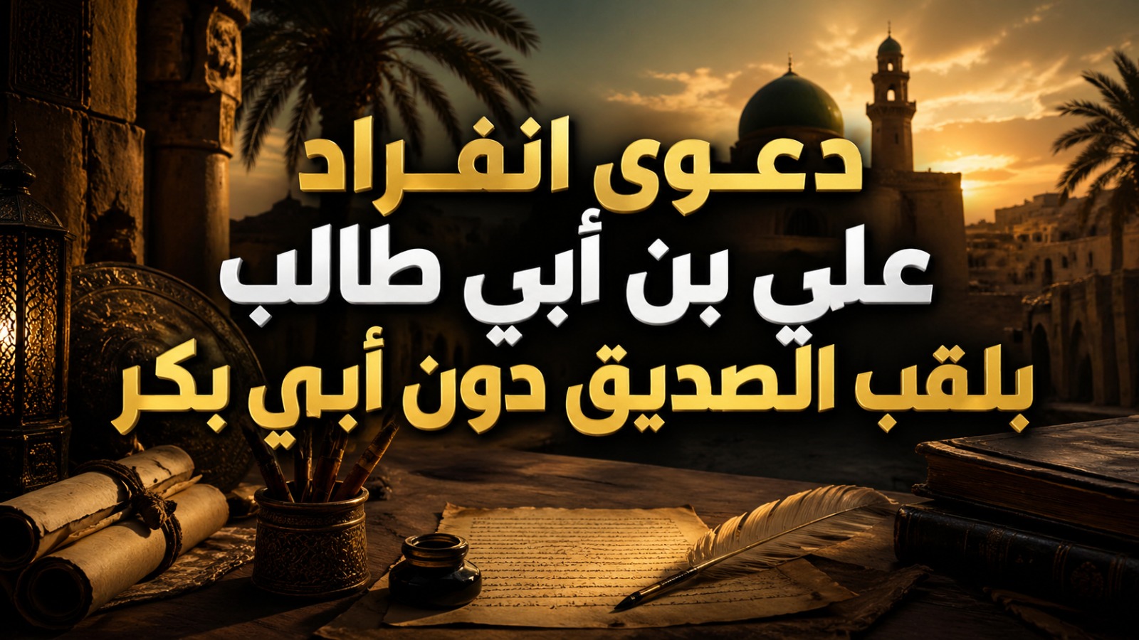 دعوى انفراد علي بن أبي طالب بلقب الصديق دون أبي بكر