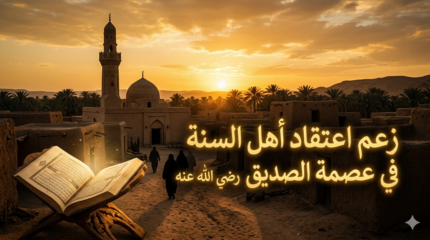 زعم اعتقاد أهل السنة في عصمة الصديق رضي الله عنه