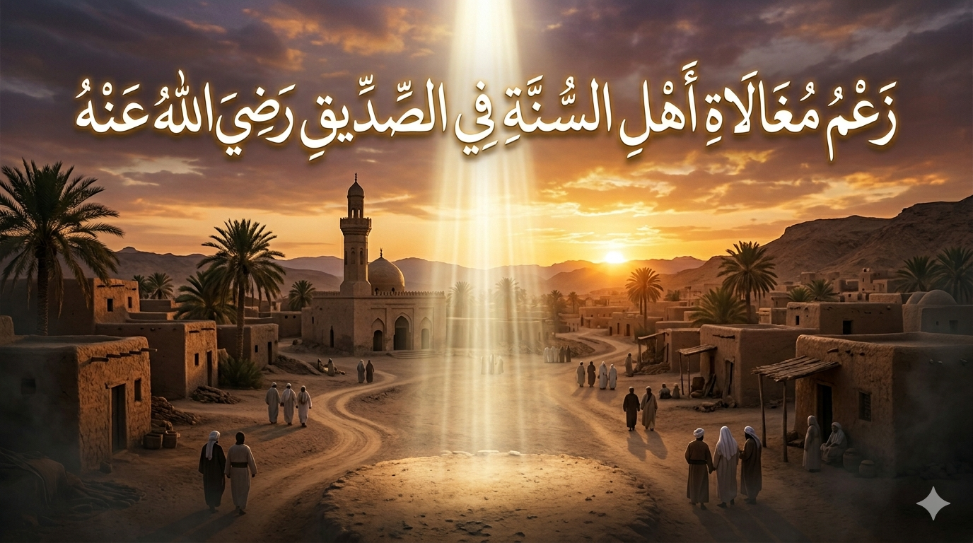 زعم مغالاة أهل السنة في الصديق رضي الله عنه