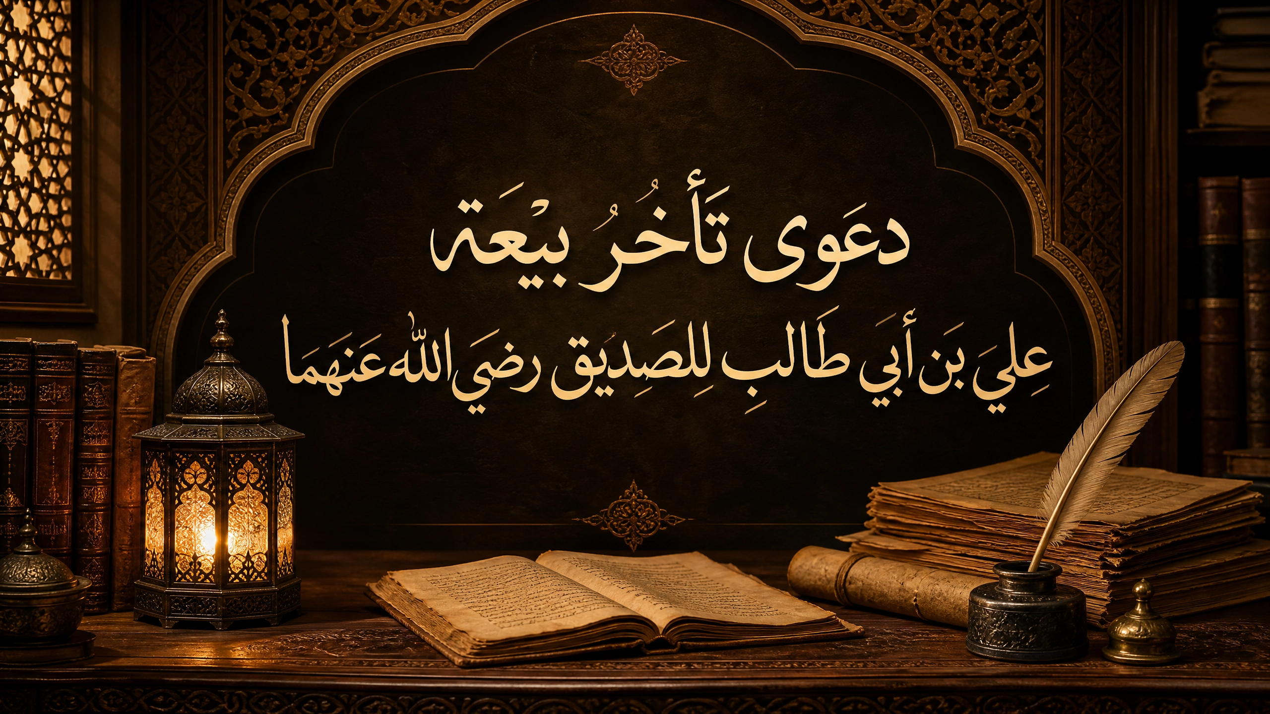 دعوى تأخر بيعة علي بن أبي طالب للصديق رضي الله عنهما