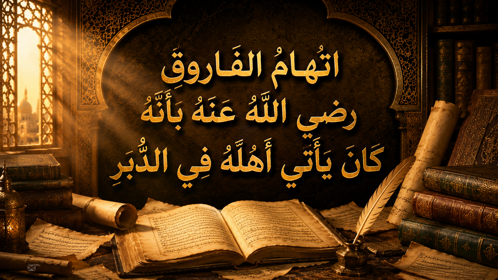اتهامُ الفاروق رضي الله عنه بأنهُ كانَ يأتي أهلهُ في الدبرِ