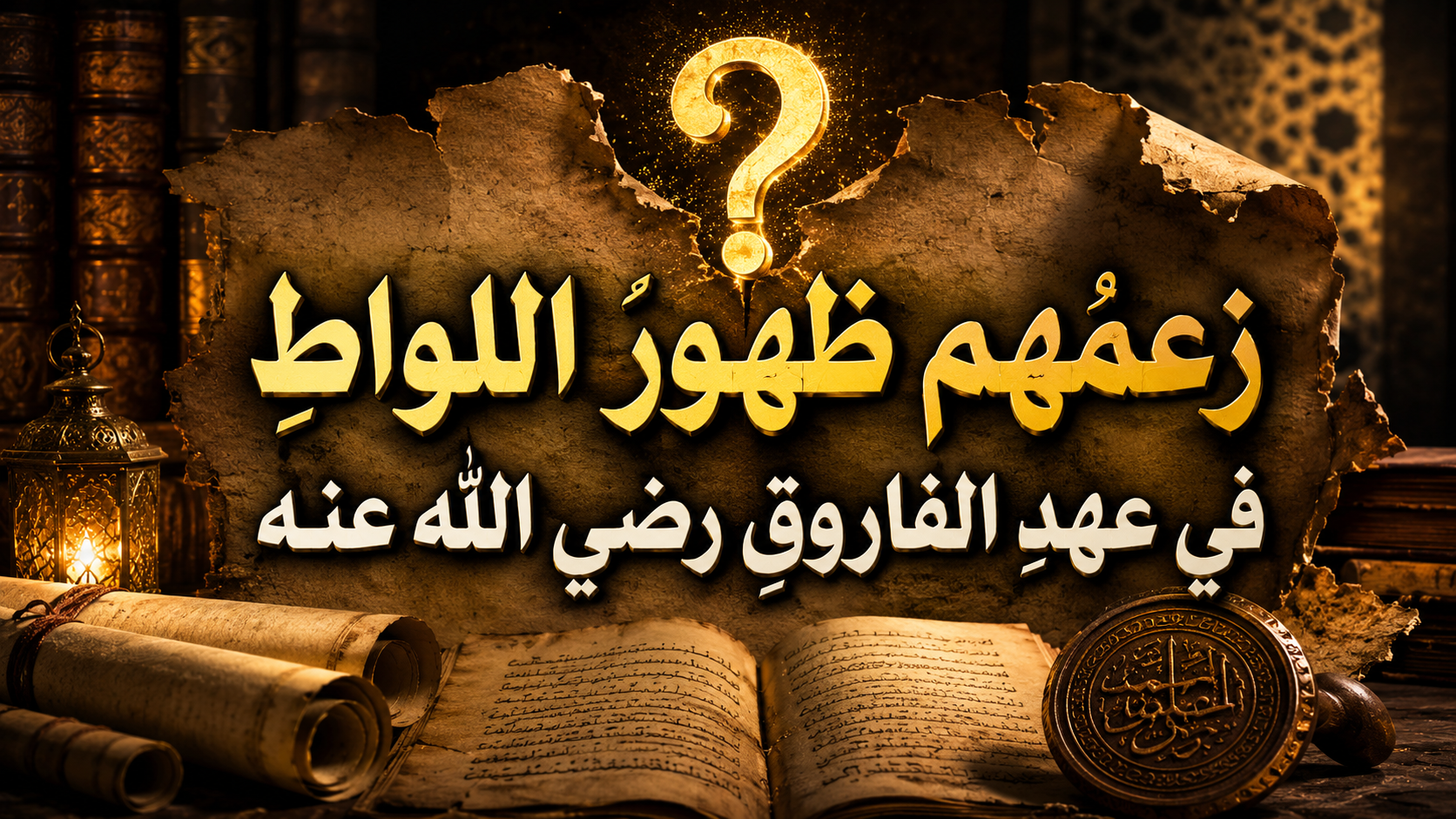 زعمُهم ظهورَ اللواطِ في عهدِ الفاروقِ رضي الله عنه