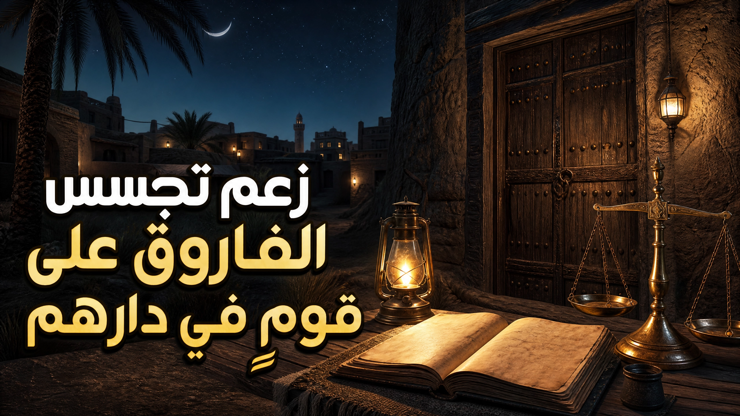 زعم تجسس الفاروق رضي الله عنه على قوم في دارهم