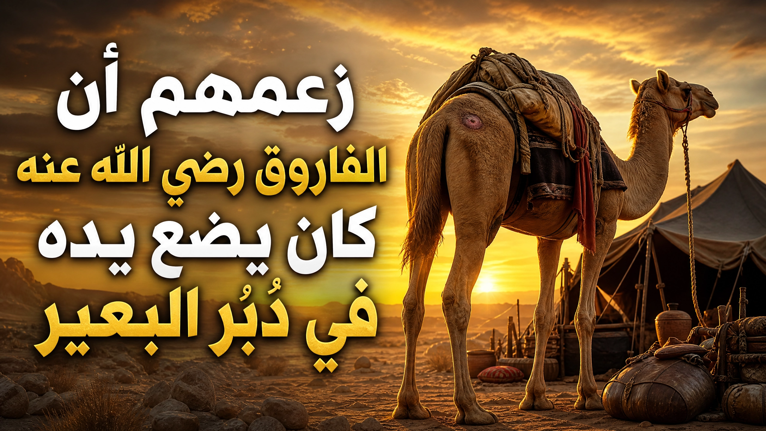 زعمهم أن الفاروق رضي الله عنه كان يضع يده في دُبُر البعير