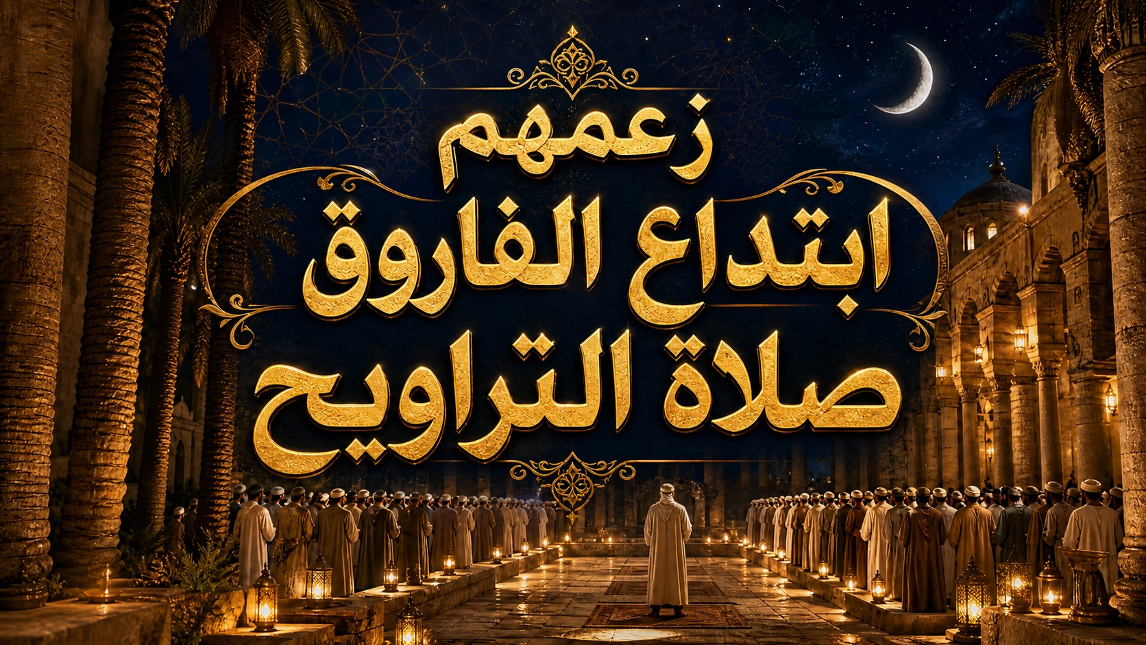 زعمهم ابتداع الفاروق رضي الله عنه صلاة التراويح
