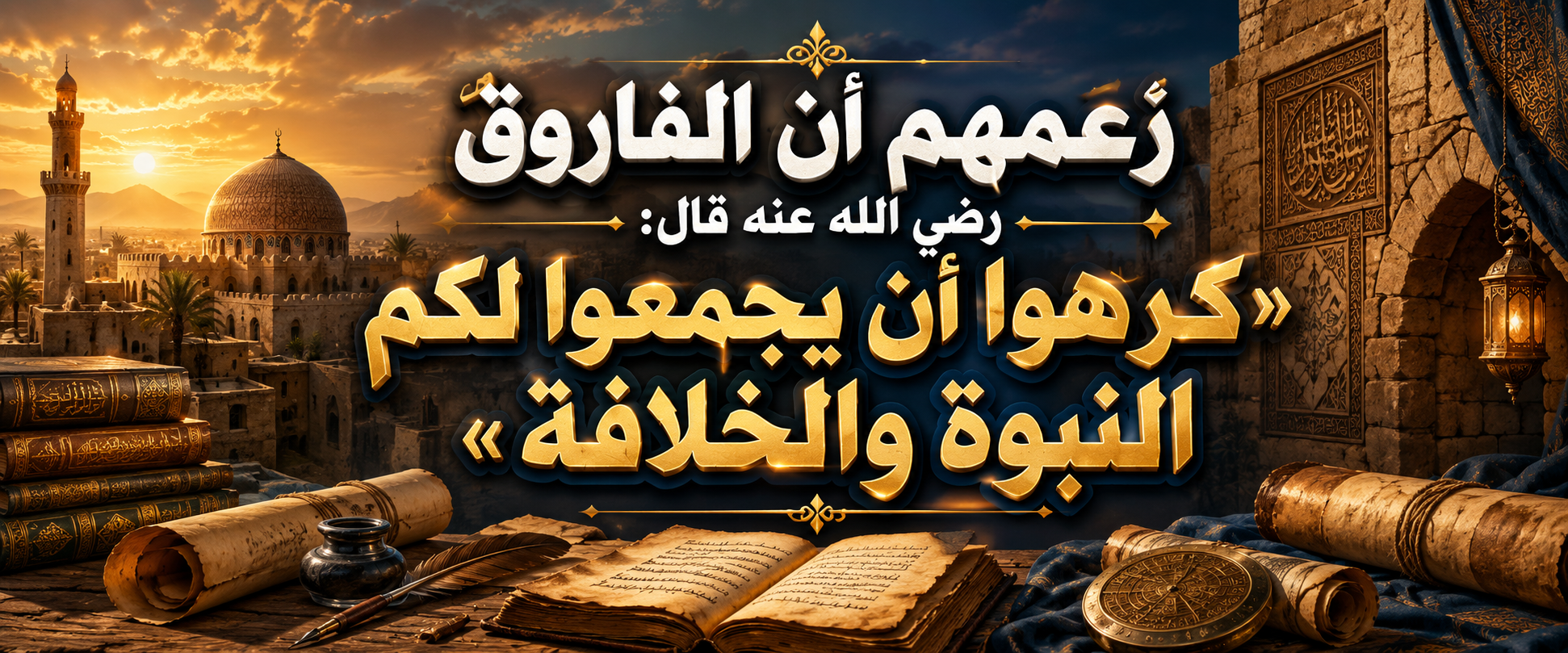 زعمهم أن الفاروق رضي الله عنه قال: «كرهوا أن يجمعوا لكم النبوة والخلافة»