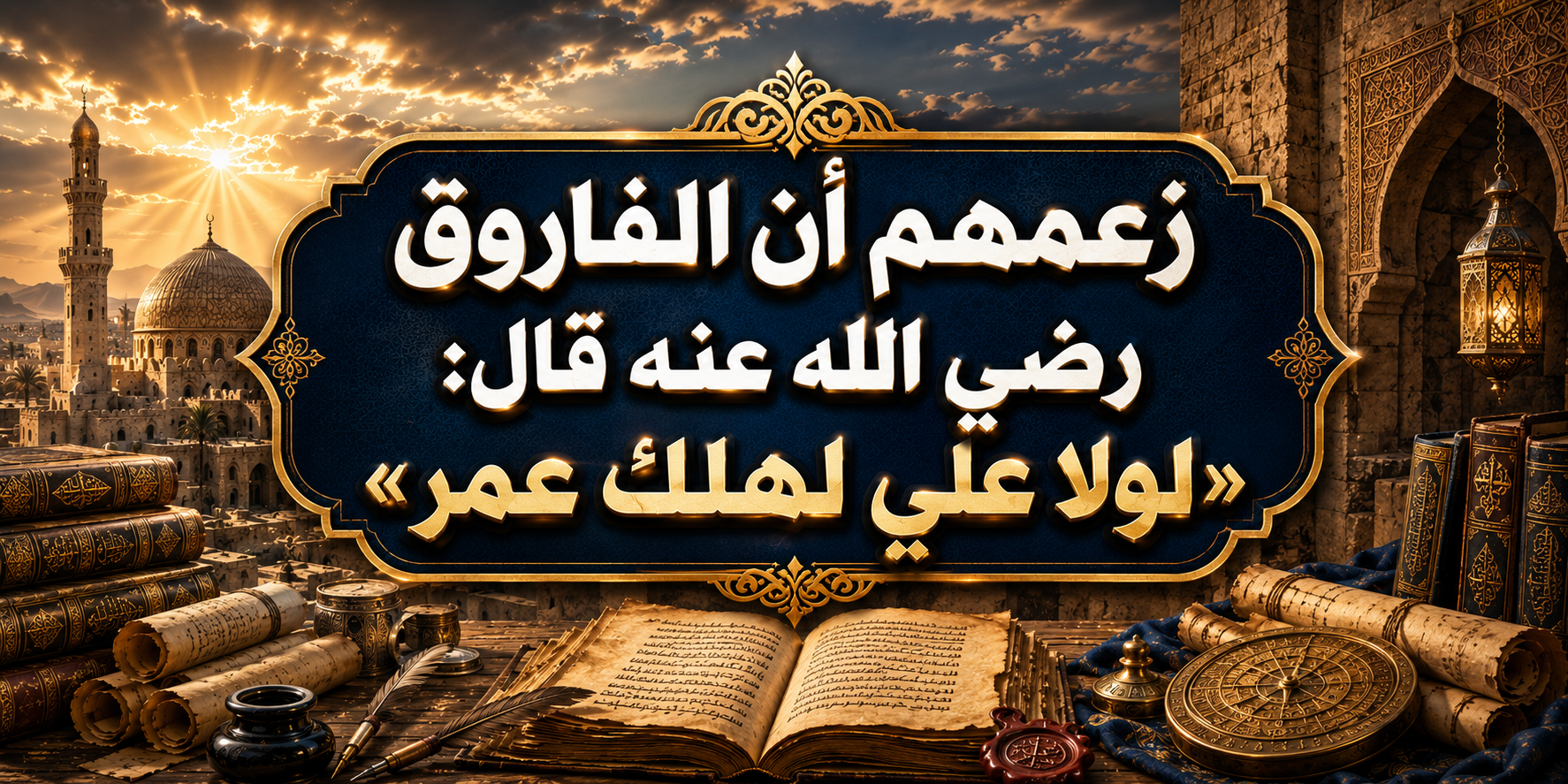 زعمهم أن الفاروق رضي الله عنه قال: «لولا علي لهلك عمر»